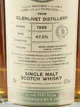 Load image into Gallery viewer, Connoisseur's Choice Cask Strength Glenlivet 33 Years Old 1986