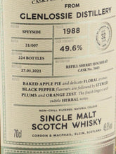 Load image into Gallery viewer, Connoisseur's Choice Cask Strength Glenlossie 32 Years Old 1988