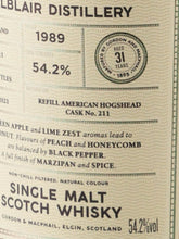 Load image into Gallery viewer, Connoisseur's Choice Cask Strength Balblair 31 Years Old 1989
