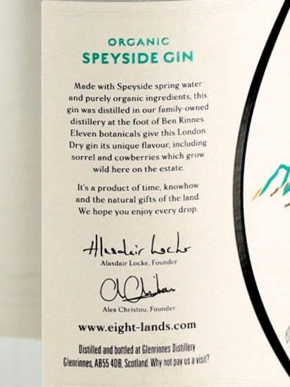 Eitlands Organic Speyside Gin