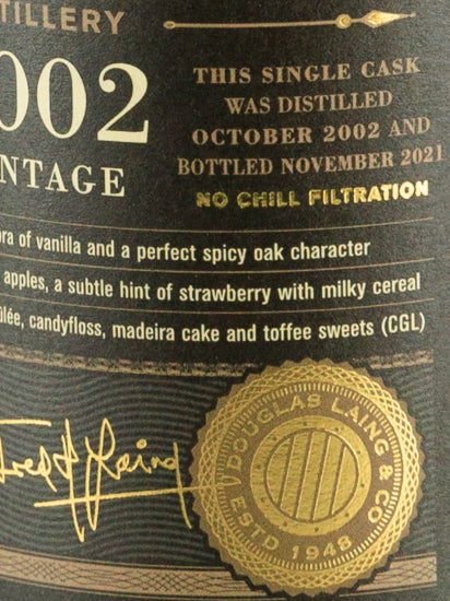 Old Particular Invergordon 2002