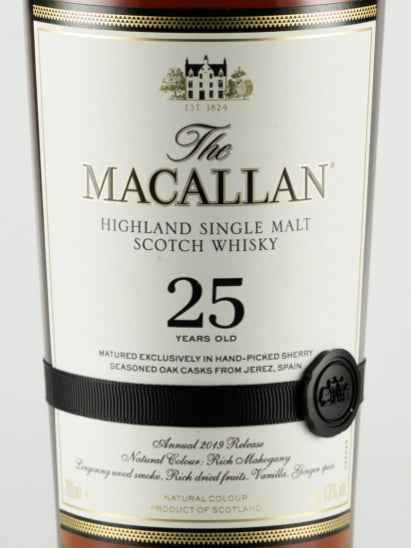 Macallan 25 Years Old Sherry 2019 Release
