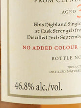Load image into Gallery viewer, Black Adder Statement Clynelish 31 Years Old 1989