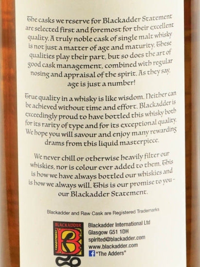 Black Adder Statement Clynelish 31 Years Old 1989