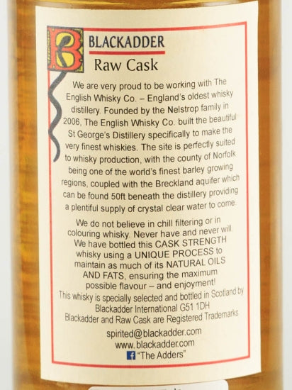 Black Adder Raw Cask The English 7 Years Old 2013
