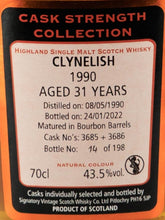 Load image into Gallery viewer, Signatory Vintage Clynelish 31 Years Old 1990