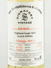 Load image into Gallery viewer, Signatory Vintage Ben Nevis 8 Years Old 2013