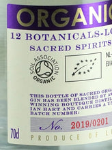 Load image into Gallery viewer, Sacred Organic Gin