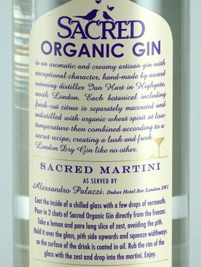 Sacred Organic Gin