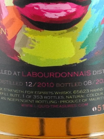 Liquid Treasures Mauritius Rum Labourdonnais 10 Years Old 2010