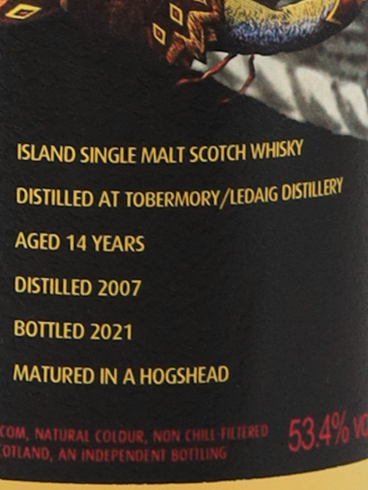 Artwork Ledaig 14 Year Old 2007 53.4% 700ml - image 6