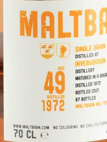 Maltbarn Invergordon 49 Years Old 1972