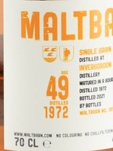 Load image into Gallery viewer, Maltbarn Invergordon 49 Years Old 1972