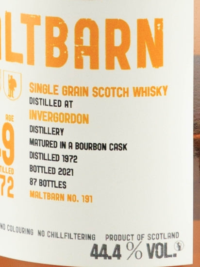 Maltbarn Invergordon 49 Years Old 1972