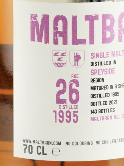Maltbarn Speyside 26 Year Old 1995