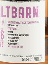 Load image into Gallery viewer, Maltbarn Speyside 26 Year Old 1995