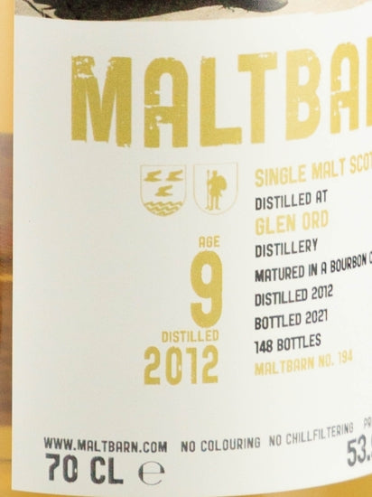 Maltbarn Glen Ord 9 Year Old 2012