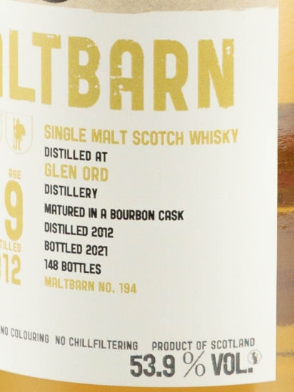 Maltbarn Glen Ord 9 Year Old 2012