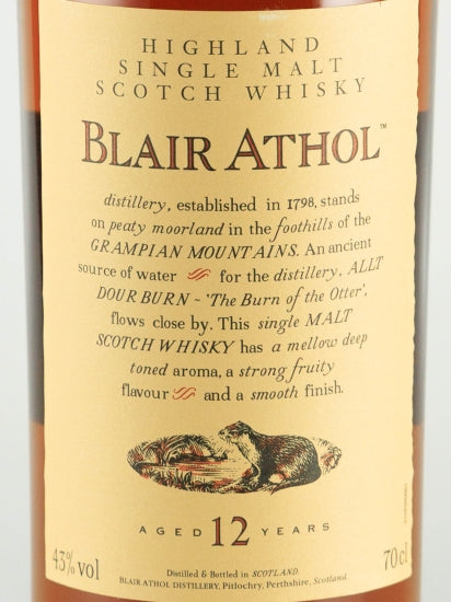 Blair Athol 12 Year Old 2018 Release Lot 8296