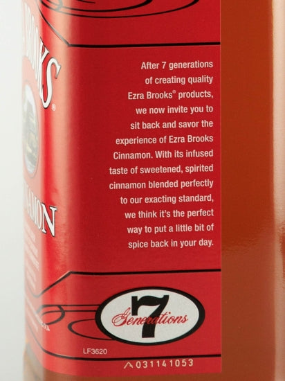 Ezra Brooks Cinnamon 1L