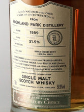 Load image into Gallery viewer, Connoisseur's Choice Cask Strength Highland Park 32 Year Old 1989