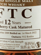 Load image into Gallery viewer, Ballechin 12 Year Old 2009 Sherry Cask Matured
