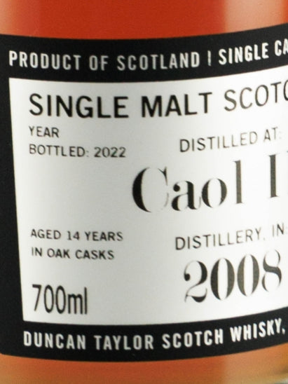 Duncan Taylor Premium Octave Caol Ila 14 Year Old 2008