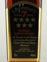Load image into Gallery viewer, Cadenhead 7 Stars Blended Scotch Whisky