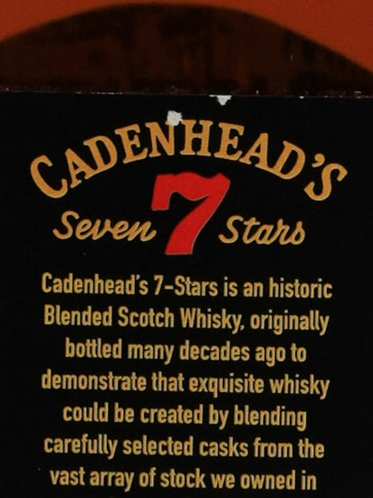 Cadenhead 7 Stars Blended Scotch Whisky