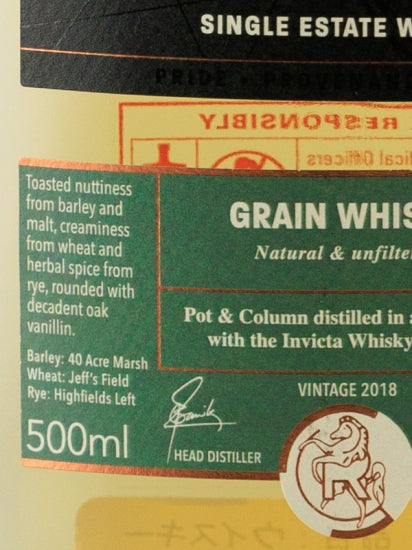 Mast House Single Grain Whisky