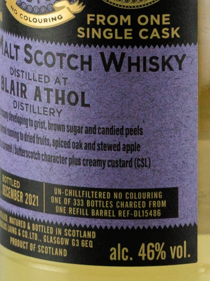 Provenance Blair Athol 10 Year Old 2011