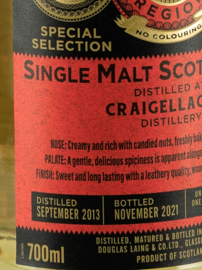 Provenance Craigellachie 8 Year Old 2013