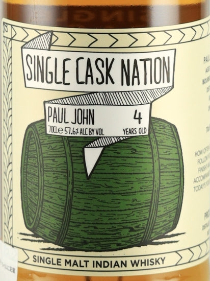 Single Cask Nation Paul John 4 Year Old 2016