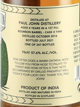 Load image into Gallery viewer, Single Cask Nation Paul John 4 Year Old 2016
