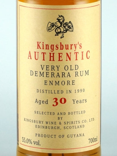Kingsbury Authentic Enmore 30 Year Old 1990