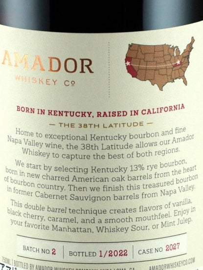 Amador Double Barrel Bourbon Cabernet Sauvignon