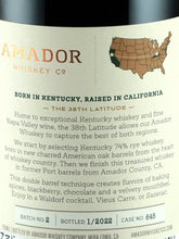 Load image into Gallery viewer, Amador Double Barrel Rye Zinfandel