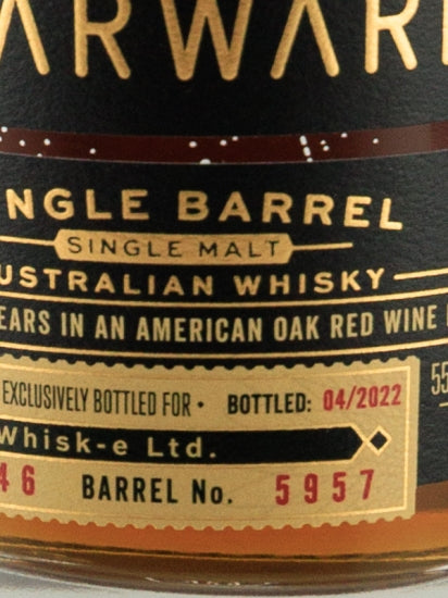 Starward 2018 First Fill Red Wine Cask