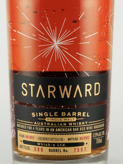 Starward 2017 Heavy Chard Red Wine Cask