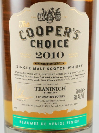 Cooper's Choice Teaninich 11 Year Old 2010