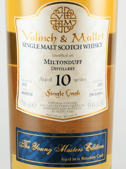 Valinch & Mallet Miltonduff 10 Year Old 2011