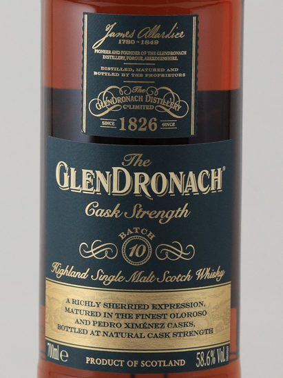 Glendronach Cask Strength BATCH 10