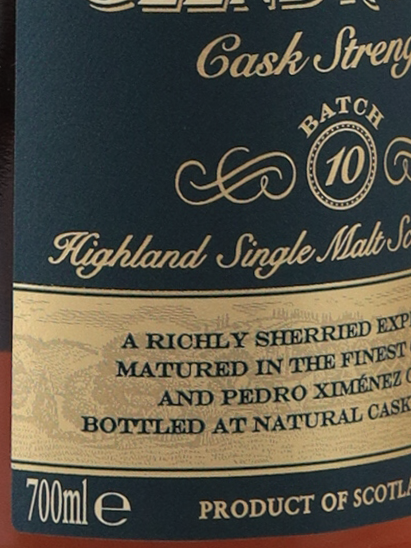Glendronach Cask Strength BATCH 10