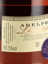 Load image into Gallery viewer, Adelphi Bunnahabhain 23 Year Old 1998