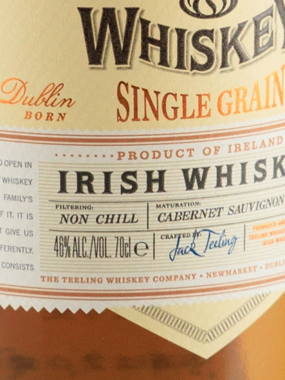 Teeling Single Grain Cabernet Sauvignon Cask
