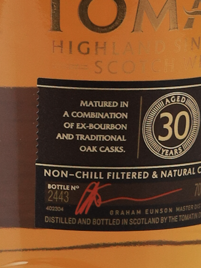 Tomatin 30 Year Old Batch 5