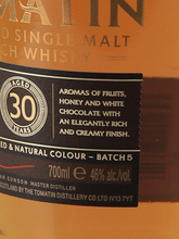 Load image into Gallery viewer, Tomatin 30 Year Old Batch 5