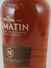 Load image into Gallery viewer, Tomatin 18 Year Old