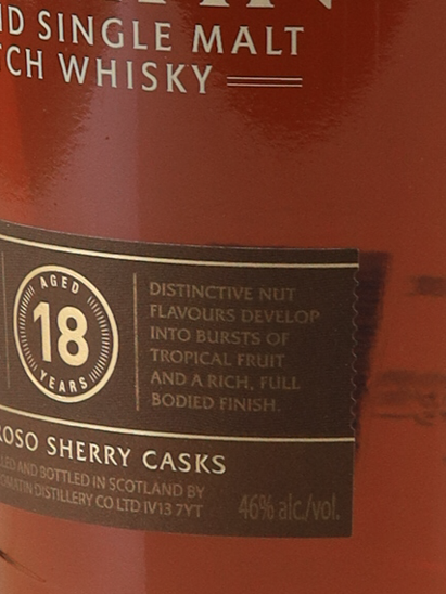 Tomatin 18 Year Old