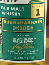 Load image into Gallery viewer, The Kinship Bunnahabhain 30 Year Old No.1